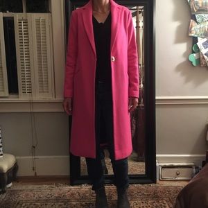 Topshop mid-length coat